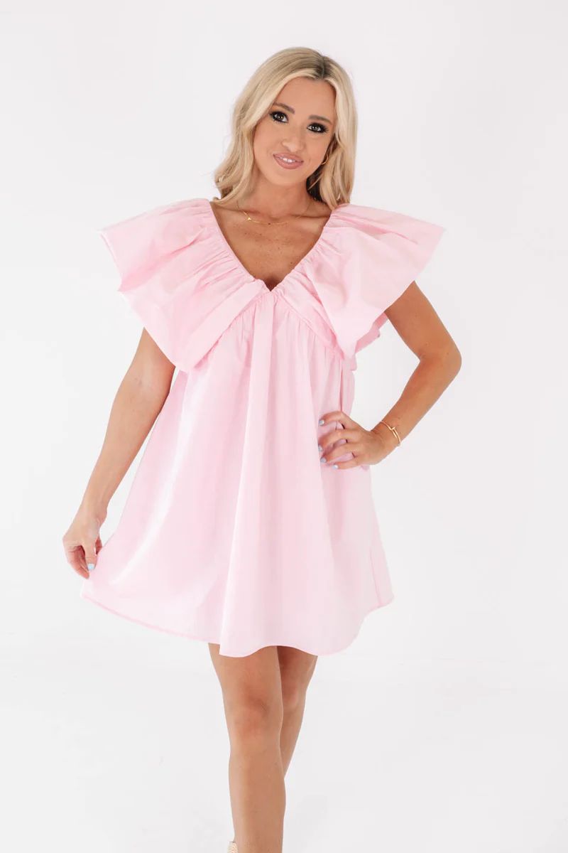 Pink Paradise Dress - Pink | The Impeccable Pig