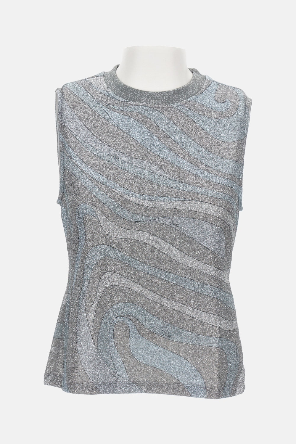 Pucci Sleeveless Lame Jersey Top | Italist.com US