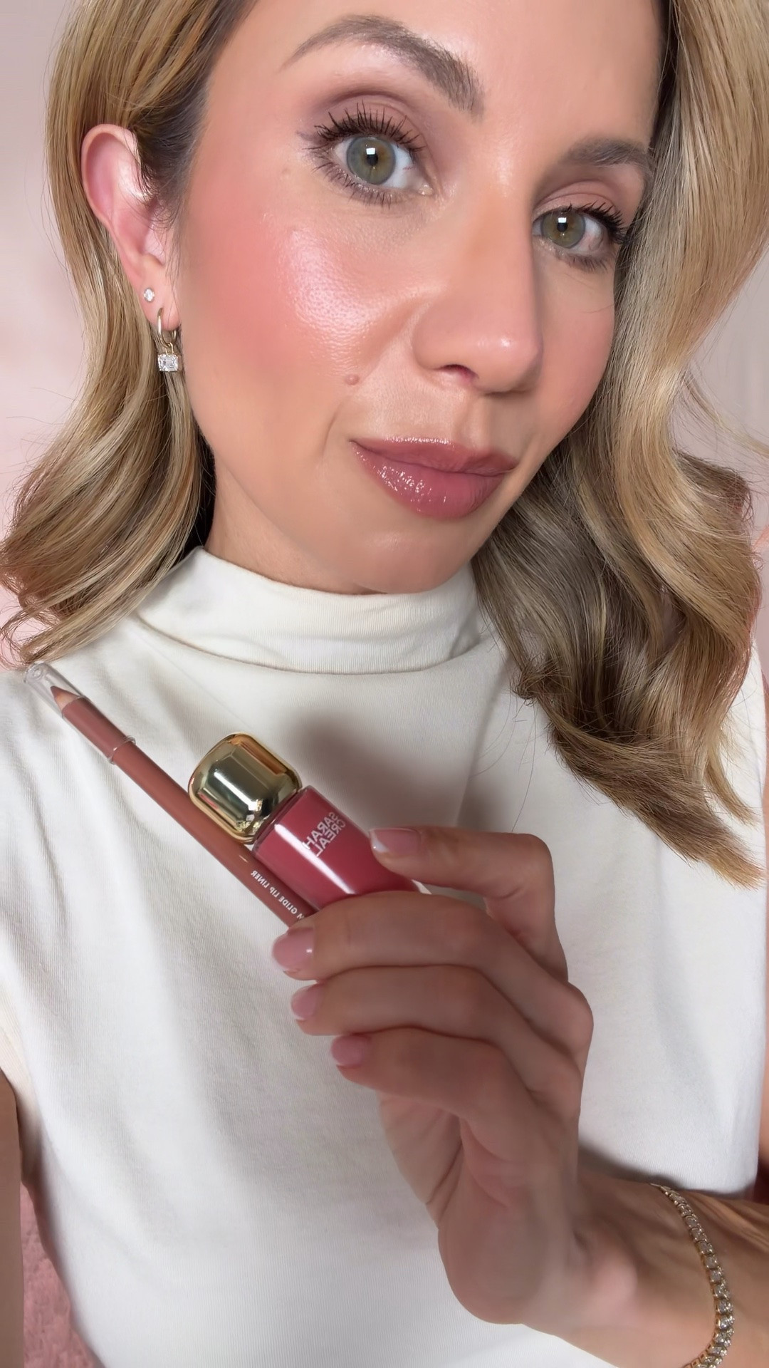 The Perfect High-Low Lip Combo ✨ $3 Lip Liner + Luxury Gloss

If you're looking for an easy everyday lip combo, this one is so pretty! I paired the e.l.f. Cream Glide Lip Liner in Baddest Beige with the Sarah Creal Beauty No Further Questions Lip Gloss in Calm Down for soft, fuller-looking lips using just two products.

✨ My tip: Slightly overline your lips, blend the liner with your finger, then finish with gloss. No lipstick needed!

👇 Products & Shades
• E.L.F. Cream Glide Lip Liner – Baddest Beige
• Sarah Creal Beauty No Further Questions Lip Gloss – Calm Down

#LTKSaleAlert #LTKBeauty #LTKOver40