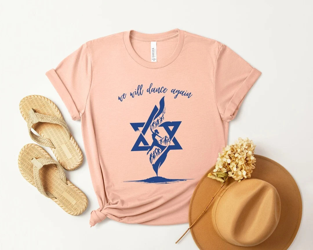 We will dance again Shirt Nova Massacre Never Again Am Yisrael Chai Jewish Shirt Israel Support I... | Etsy (US)