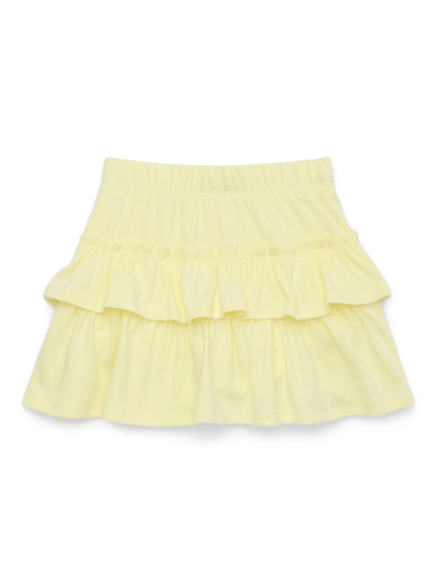 Garanimals Toddler Girl Solid Tiered Skort, Sizes 18M-5T | Walmart (US)