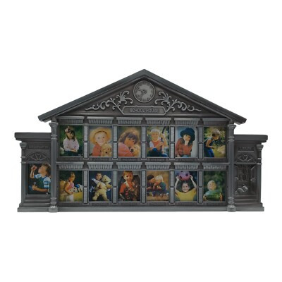 Vintage Silver Tone Metal School House Picture Frame K-12 Wall Hanging Tabletop | eBay US