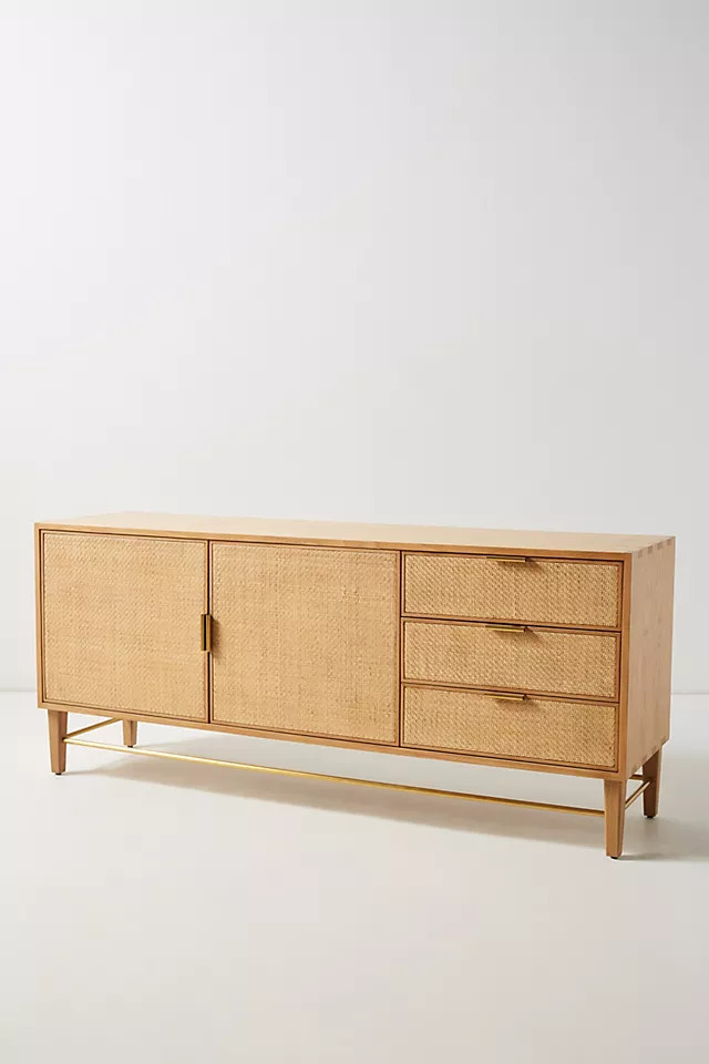 Wallace Cane and Oak Sideboard | Anthropologie (US)