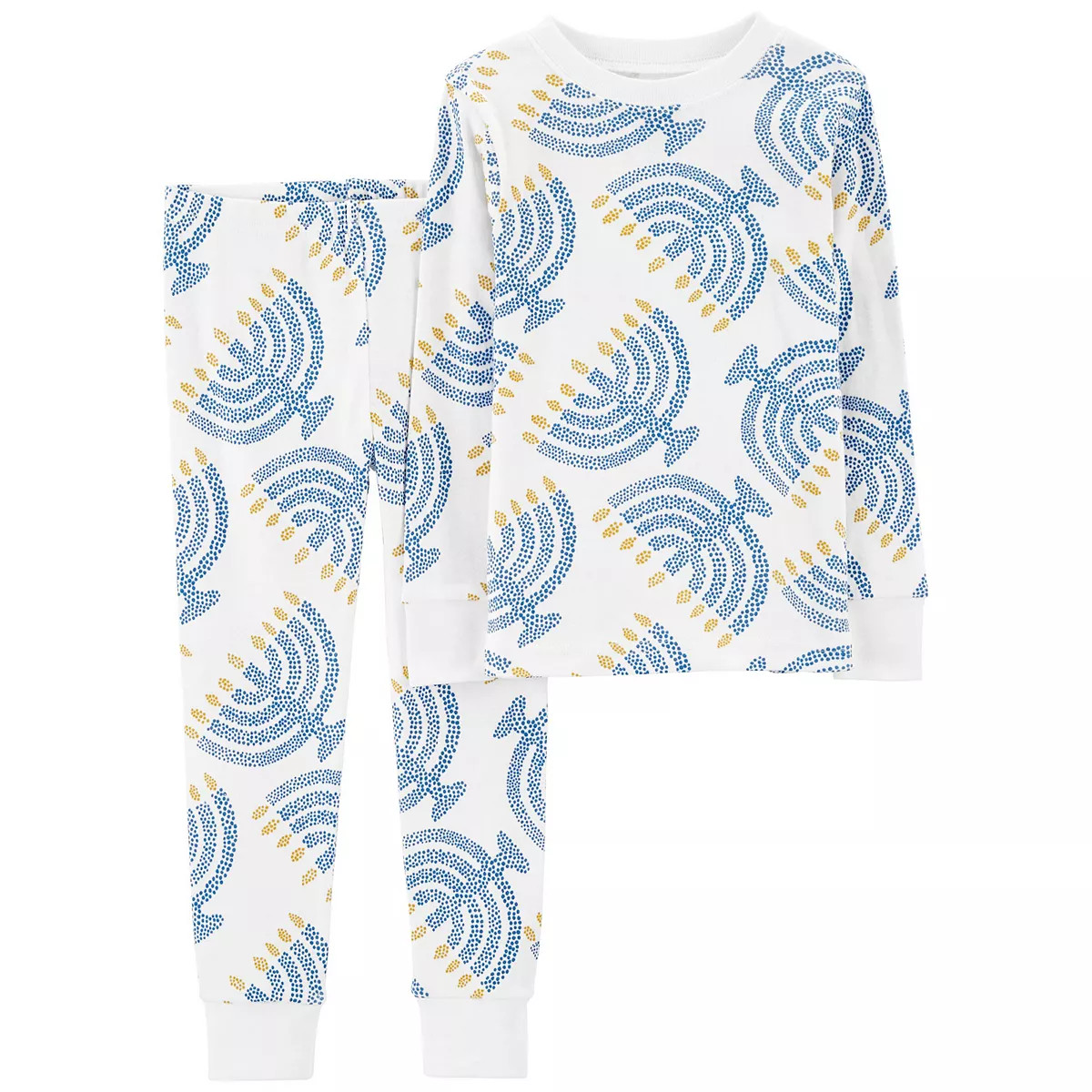 Toddler Carter's 2-Piece Hanukkah Cotton Pajama Set | Kohl's