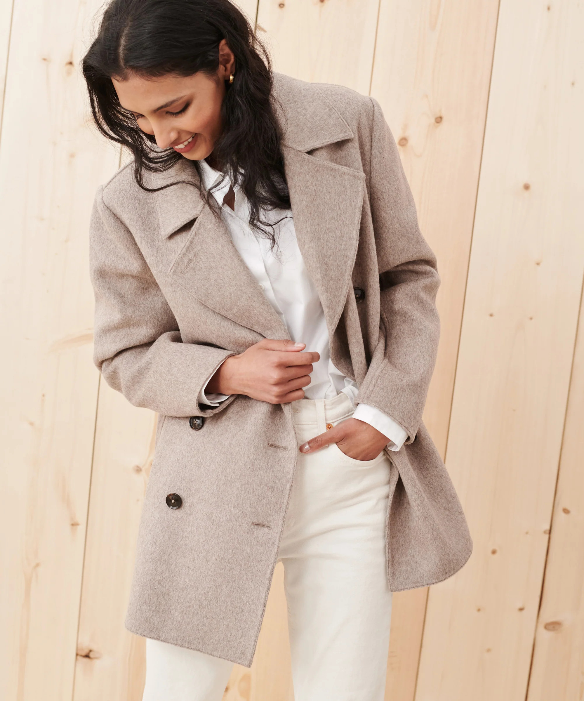 Cashmere Peacoat | Jenni Kayne