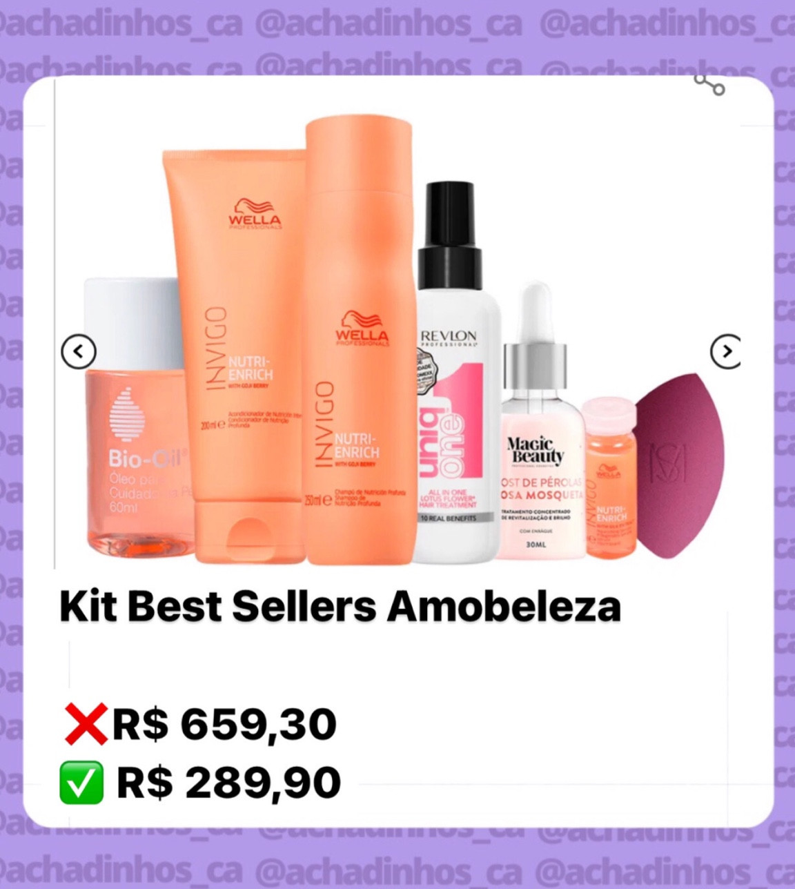 PROMO - Produtos Wella

Kit Best Sellers Amobeleza contém produtos essenciais para o seu dia a dia! 

#LTKstyletip #LTKbeauty #LTKbrasil