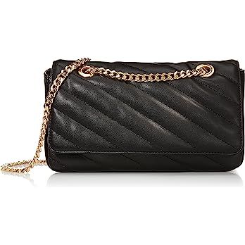 Amazon.com: The Drop Women's Koko Quilted Flap bag, Black, One Size : Clothing, Shoes & Jewelry | Amazon (US)