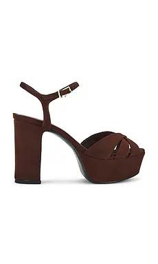 Schutz Keefa Sandal in Root Brown from Revolve.com | Revolve Clothing (Global)