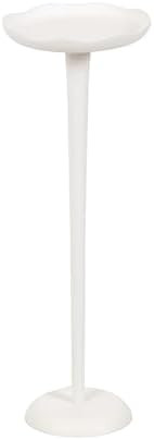 Kate and Laurel Alessia Modern Decorative Metal Drink Table, 8 x 8 x 22, White, Transitional Roun... | Amazon (US)