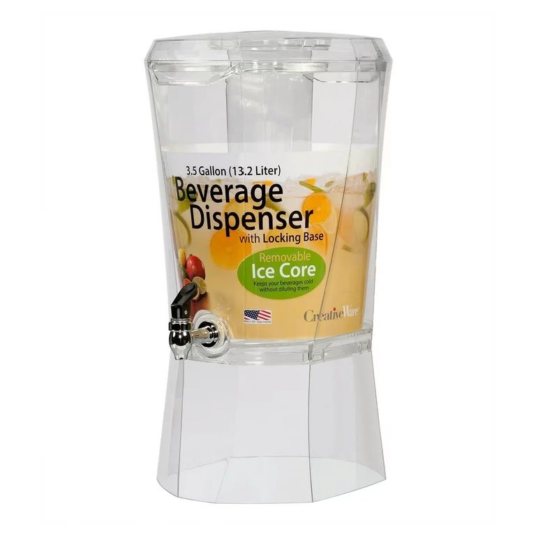 Creative Ware 3.5 Gallon Clear Acrylic Beverage Dispenser - Walmart.com | Walmart (US)