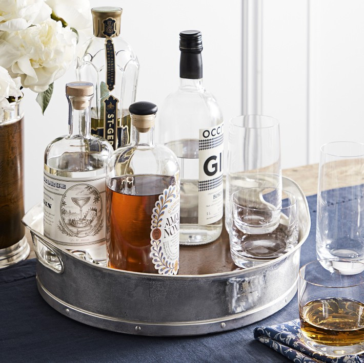 Marlo Thomas Round Bar Tray | Williams-Sonoma