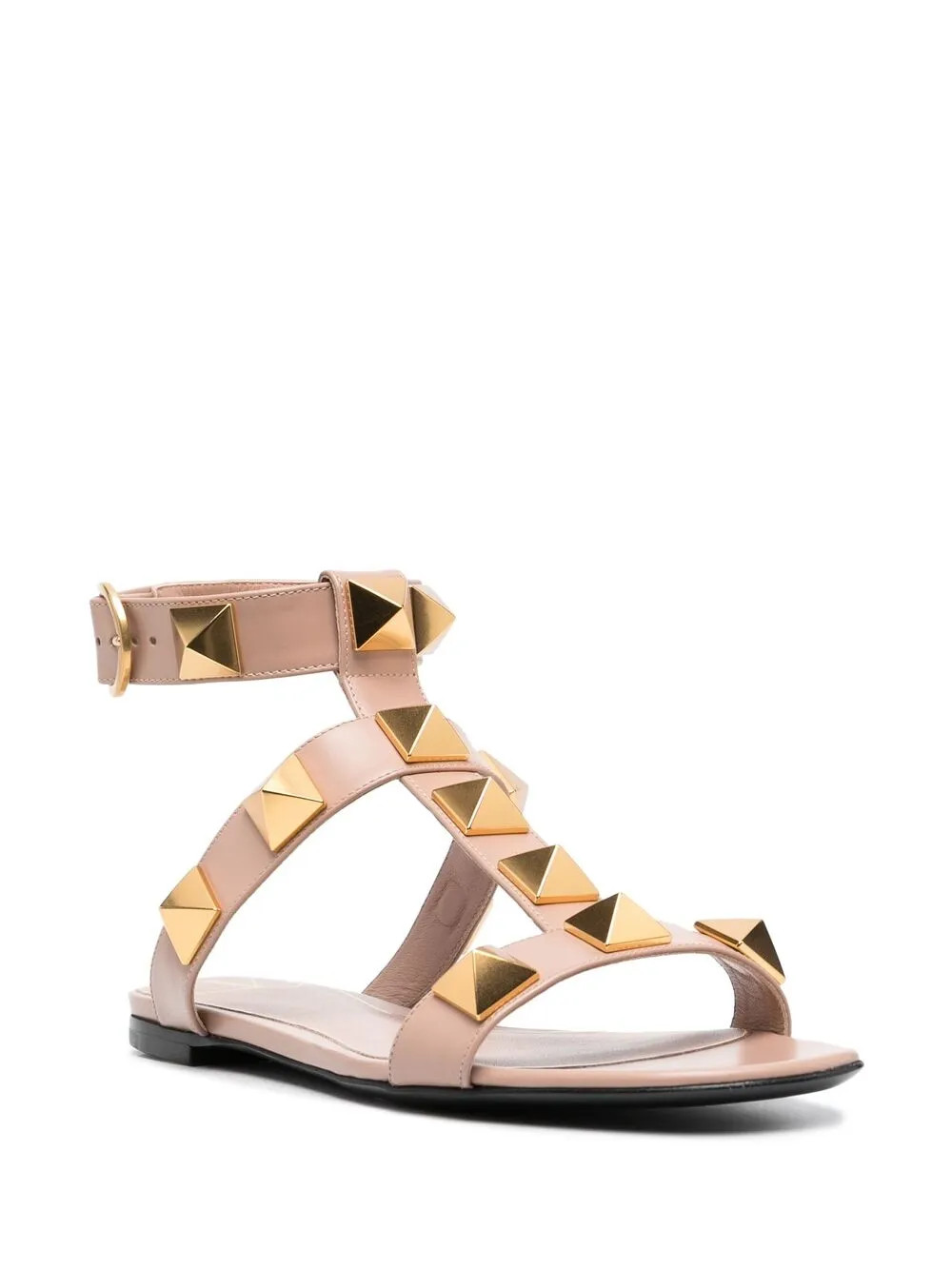 Valentino Garavani rockstud-detail open-toe Sandals - Farfetch | Farfetch Global