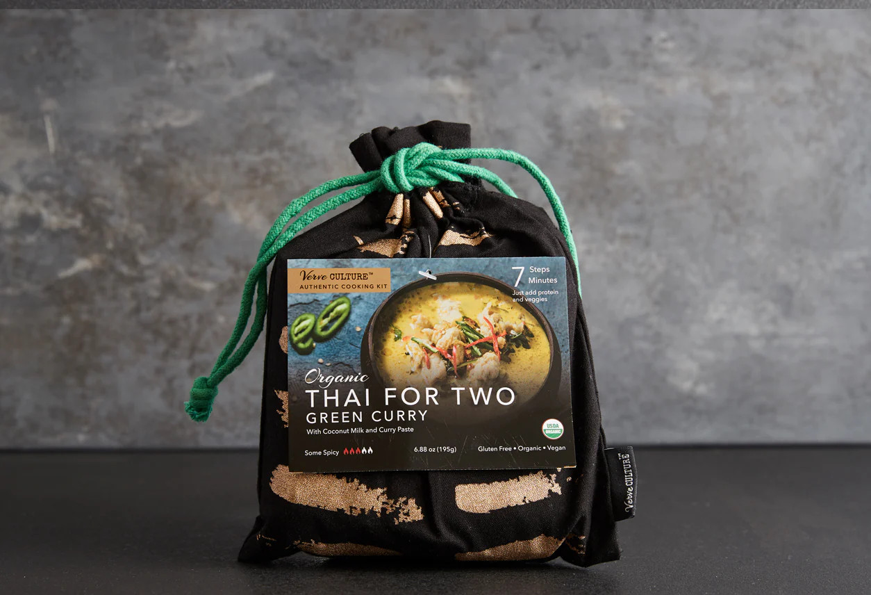 Verve Culture Thai for Two Organic Green Curry Kit –Green Curry Recipe & Ingredients | Verve Culture