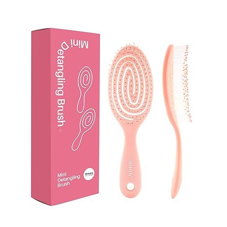 Detangler Hair Brush for Girls,Boys&Childrens-Kids Hair Brush with Soft Bristles for Curly,Thin,S... | Amazon (US)