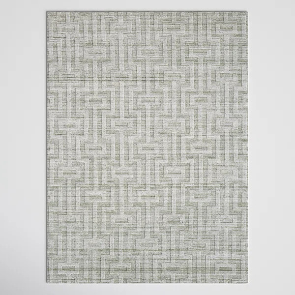 Marcia Handmade Viscose Gray Rug | Wayfair North America