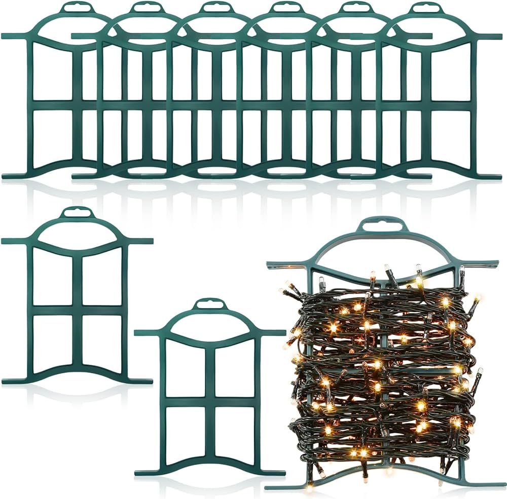 Queekay 9 Pieces Christmas Light Storage Light Bulb Storage Christmas String Lights Organizer Hol... | Amazon (US)
