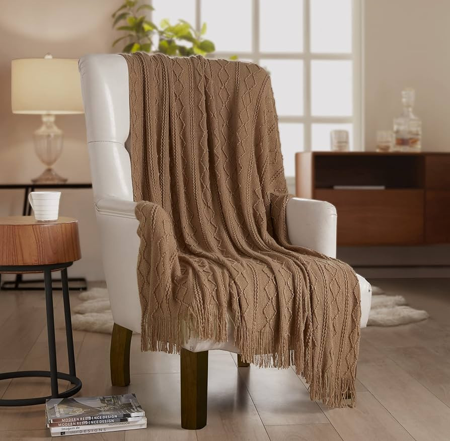Dream Sunset Knit Throw Blanket 50 x 60 Inch, for Couch, Sofa, Bed and Decoration. Super Soft, Comfy | Amazon (US)