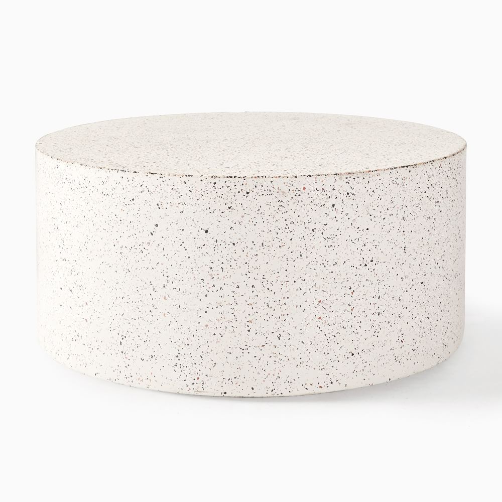 Terrazzo Drum Outdoor Coffee Table | West Elm (US)