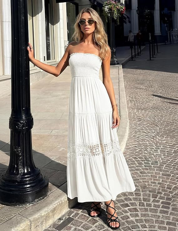European Summer energy and this white maxi dress is everything!! ✨🤍👌🏻


Smocked strapless bodice, lace detail hem, tiered maxi length — this is the dress that makes cobblestone streets your personal runway. I found this exact dress on Amazon AND linked similar versions across multiple retailers so you can find your perfect fit at your perfect price point.

The dress, the sandals, and all similar styles are linked in my LTK — save this and tap below to shop the full look 👇🏻🔗🖤





#LTKFinds #LTKStyleTip #LTKSeasonal #LTKunder100 #AmazonFashion #nordstromFashion #revolveFashion #WhiteDress #MaxiDress #EuropeanSummer #SummerDress #StraplessDress #VacationOutfit #SummerOOTD #OutfitInspo #QuietLuxury #SummerStyle

#LTKOver40 #LTKSaleAlert #LTKootd