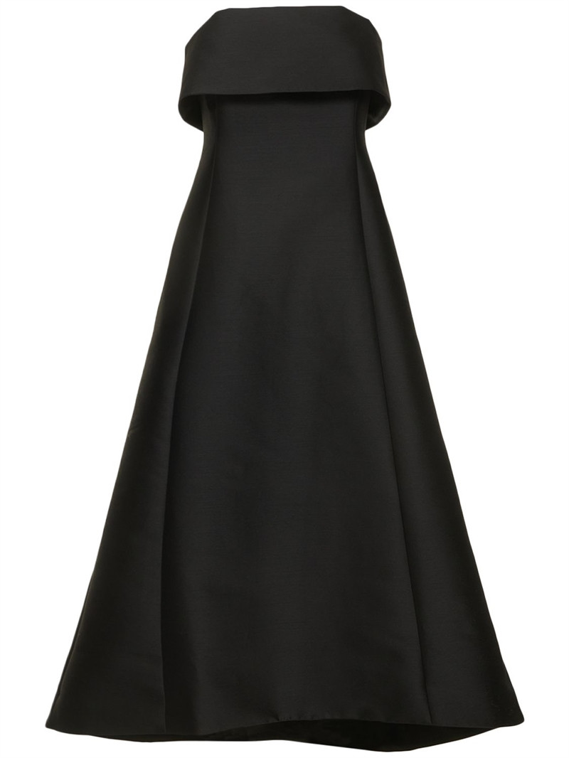 A-line wool blend midi dress - Toteme - Women | Luisaviaroma | Luisaviaroma