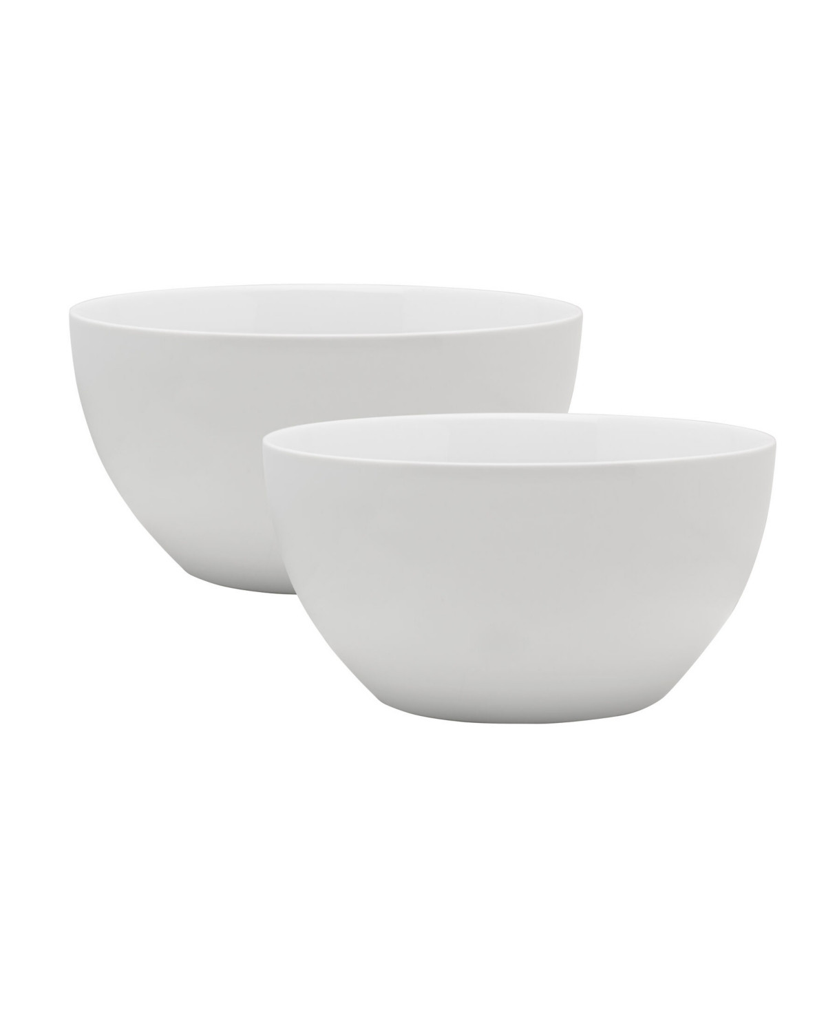 Fitz and Floyd Everyday Deep Serving Bowls 2 Piece Set - White | Macy's
