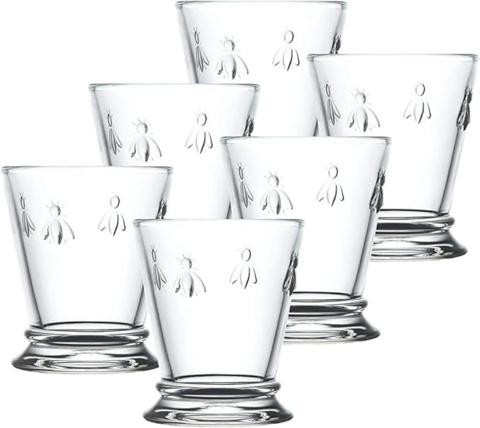 La Rochere Napoleon Bee Tumbler Set of 6 – La Rochere Bee Glassware Sets – Fancy Glassware Dr... | Amazon (US)