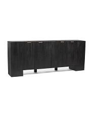 86x34x15 Solid Wood Galanis 4 Door Sideboard | TJ Maxx