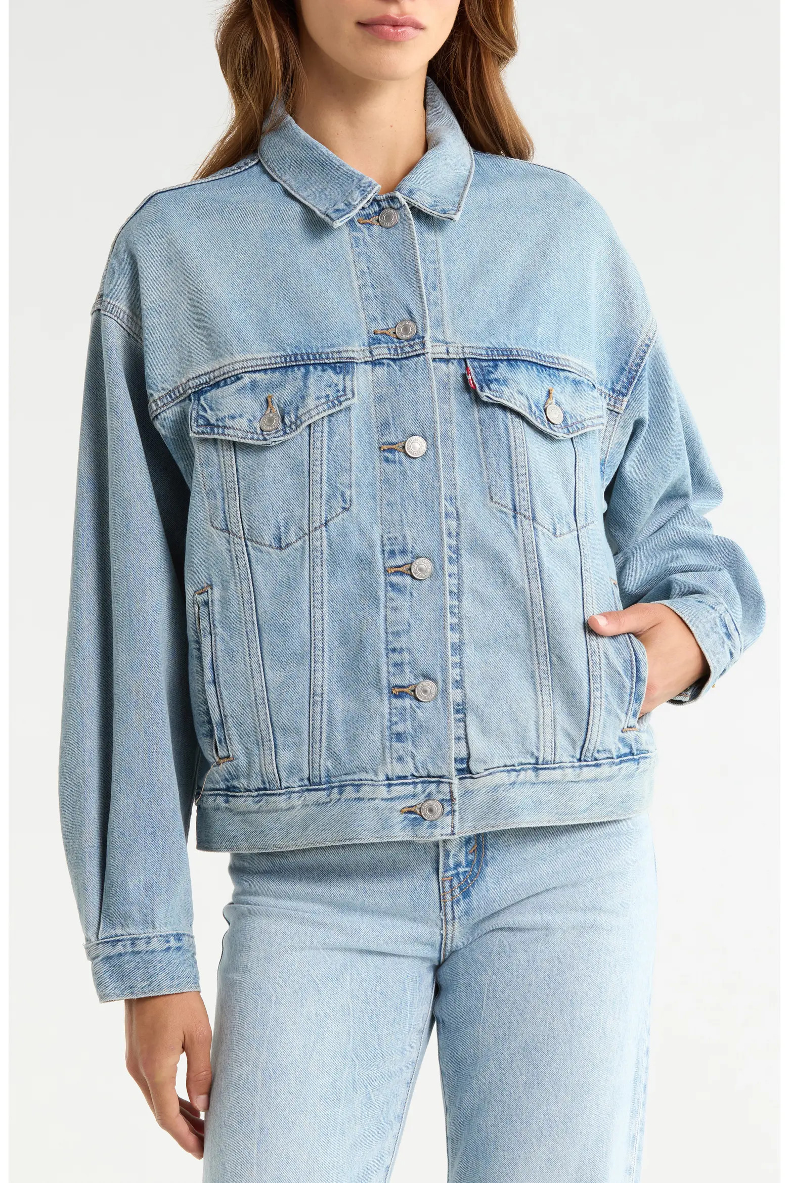 '90s Denim Trucker Jacket (Women) | Nordstrom | Nordstrom
