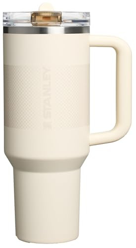 STANLEY Quencher ProTour Flip Straw Tumbler with Leakproof Lid 40 oz | Built-In Straw and Handle | Cup Holder Compatible for Travel | Insulated Stainless Steel Cup | BPA-Free | Cream Fade | Amazon (US)