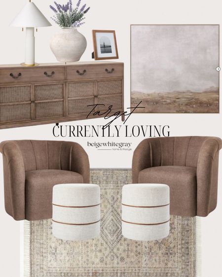 Currently loving this entire target home decor look!! I have these ottomans and love them! These brown accent chairs are stunning!! And the dresser and framed art combo is on point!! Shop it here! 4/20

#LTKstyletip #LTKfindsunder50 #LTKhome

#LTKStyleTip #LTKSaleAlert #LTKHome