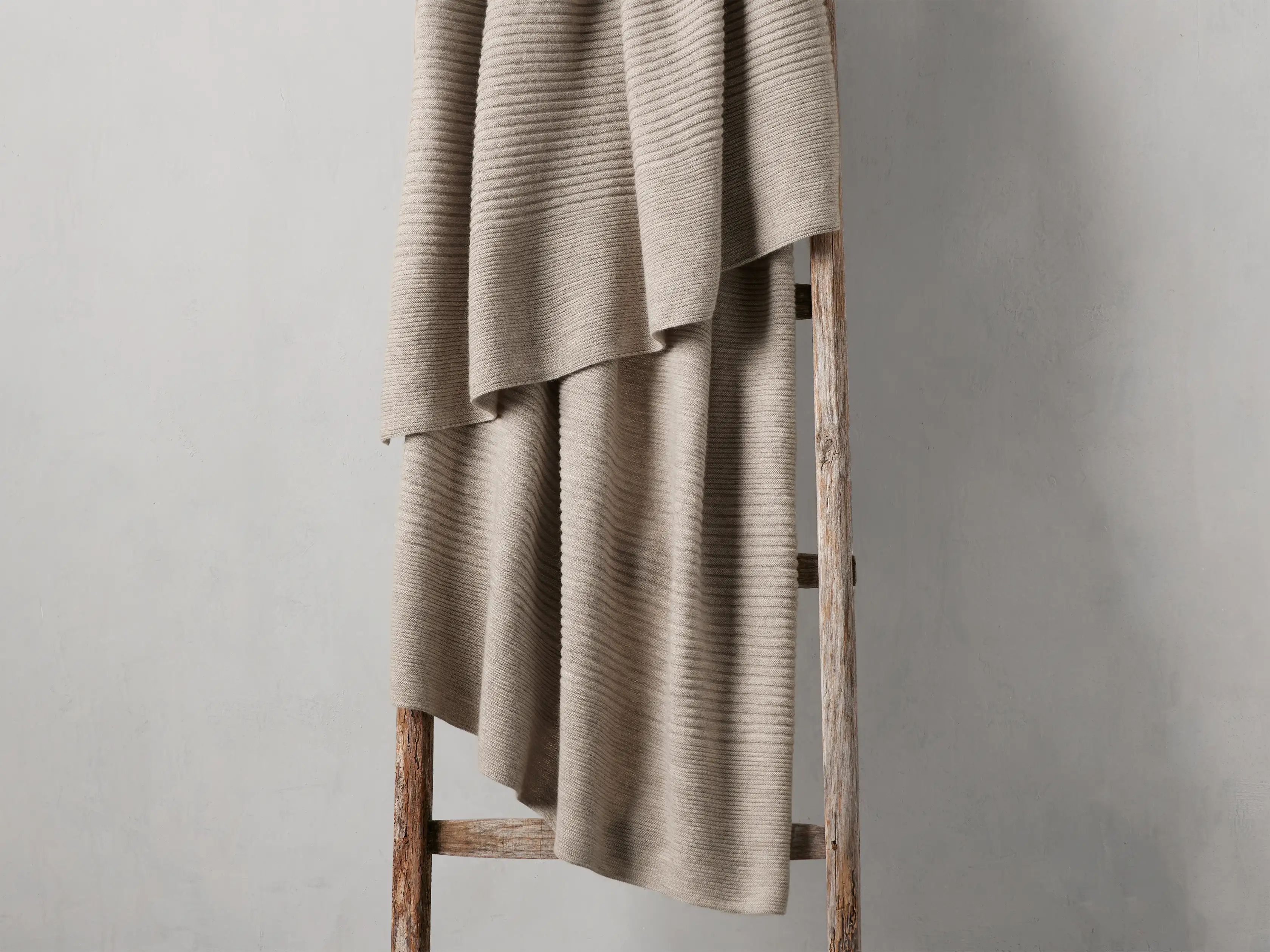 Rib Knit Throw | Arhaus