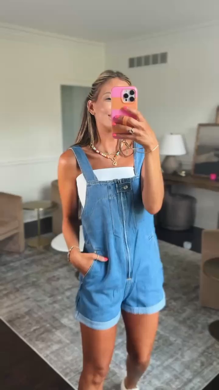 Look for less! These overalls are so cute paired with my double lined tube top. All from Amazon!!!

#LTKootd #LTKgrwm #LTKmomlife