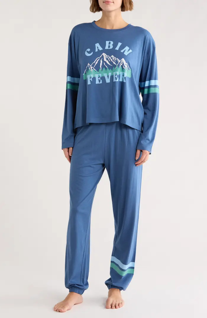 PJ Salvage Jersey Graphic Pajamas | Nordstromrack | Nordstrom Rack