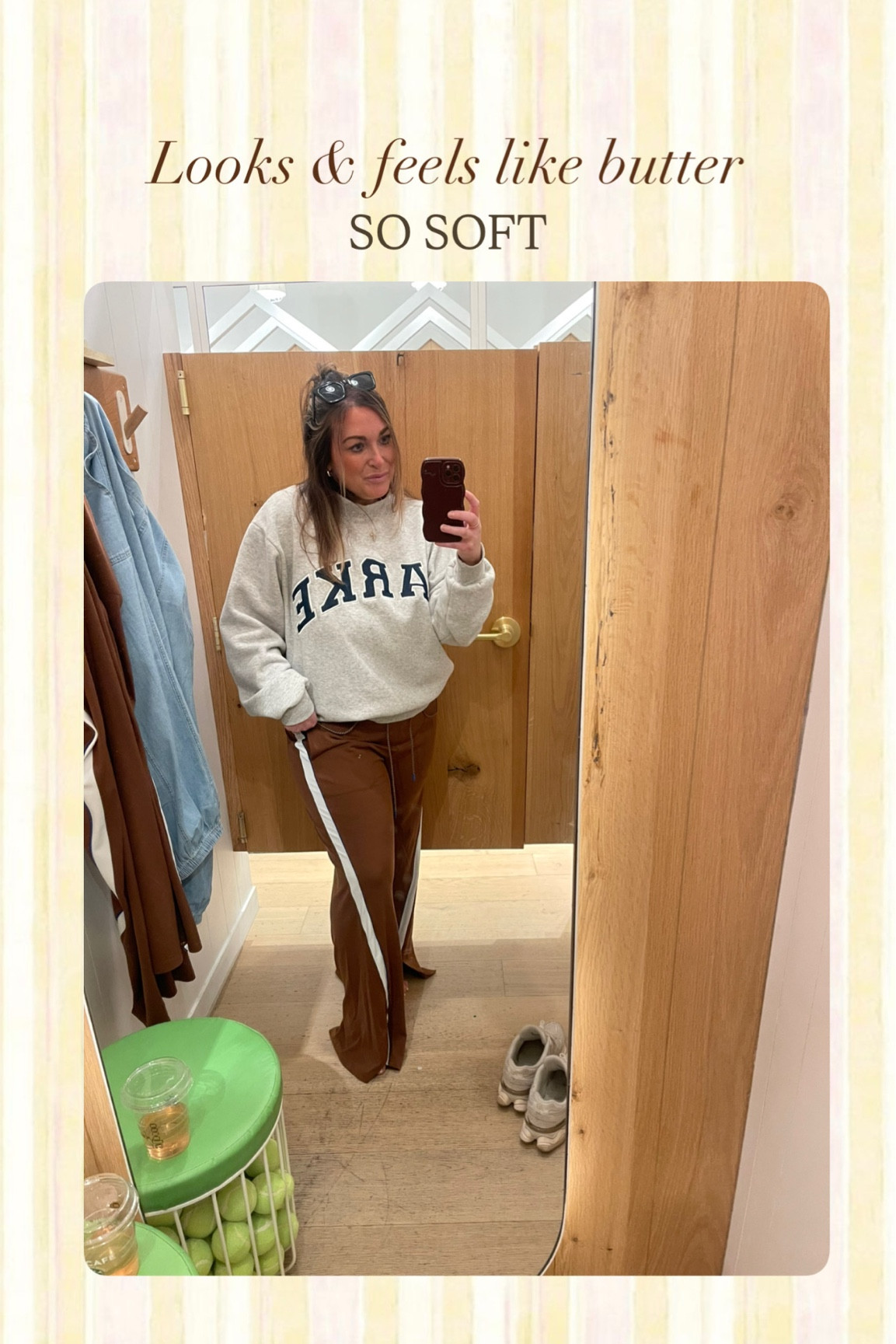 Outfit of the day 
Casual comfy outfit 
Parke sweatshirt & buttery soft pants from @Aerie aerie 

#LTKSaleAlert #LTKootd #LTKTravel