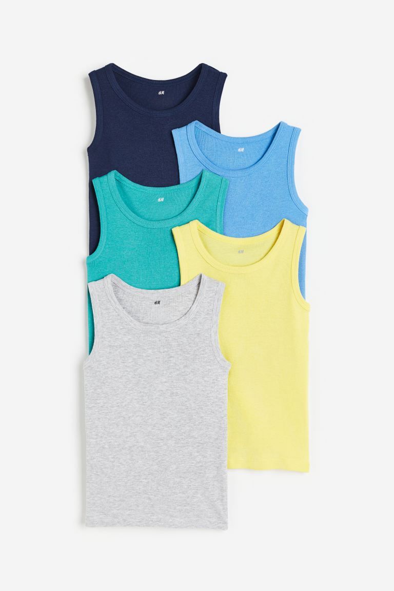 5-pack Cotton Tank Tops | H&M (US)
