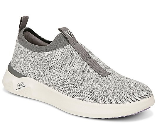 Vionic VioGrip Washable Knit Slip-Resistant Shoes - Advance - QVC.com | QVC