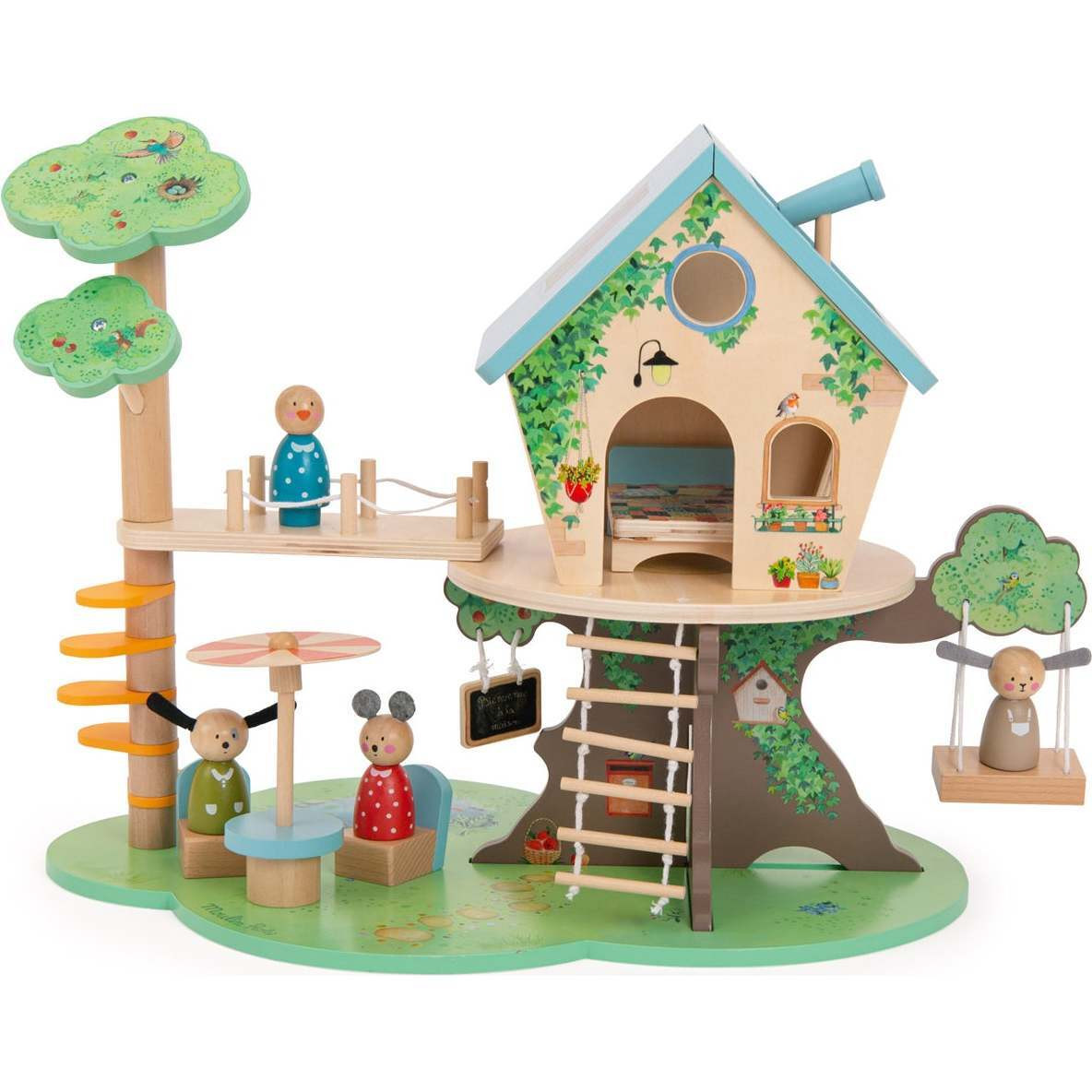 Assorted Wooden Characters - Playhouse The Big Family | Maisonette