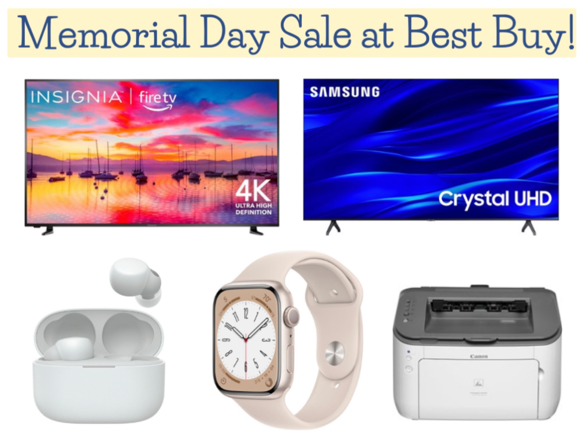 #ad BIG Deals for Memorial Day at Best Buy are happening now!! Don’t let these slip away because it is the most perfect time to grab those Father’s Day gifts! Apple Watches, Sony Earbuds, cell phones, printers for new graduates…BIG discounts that you won’t want to pass up! Speaking of HUGE discounts…TV’s are starting at 64.99 and I am seeing some that are up to 55% off! Check out these amazing Memorial Day Sales at Best Buy today!! Let us know what you pick up!

#LTKsalealert