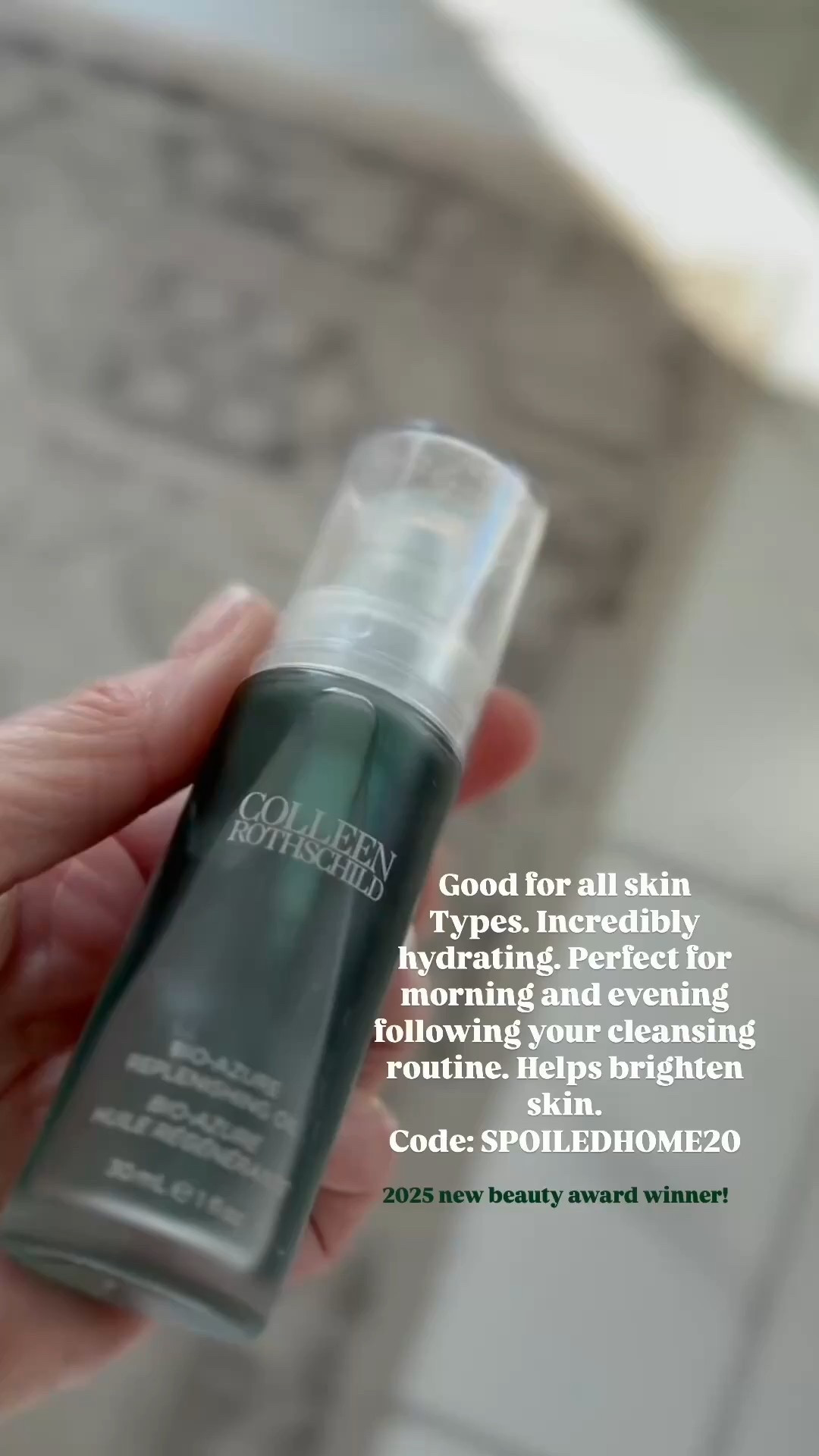 One of my must haves in skincare 
Colleen Rothschild bio azure replenishing oil 

#LTKBeauty #LTKOver40