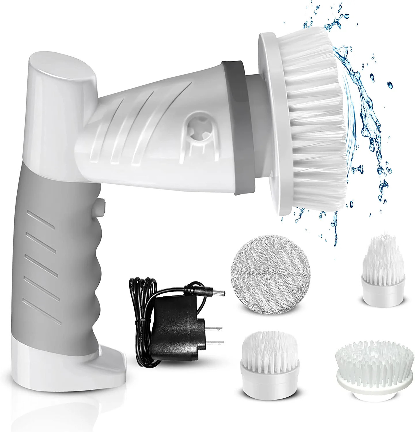 ARCPRIME Electric Spin Scrubber | Shower Cleaner Household Cleaning Tools Bathroom Power Portable... | Amazon (US)