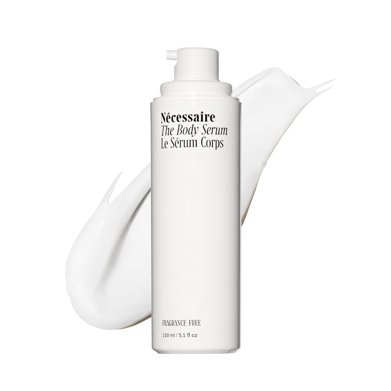 Nécessaire The Body Serum - Hydrating Serum With Hyaluronic Acid, Niacinamide + Ceramides. Dermatologist-Tested. Hypoallergenic. Approved By The National Eczema Association. 150 ml / 5.1 fl oz. | Amazon (US)