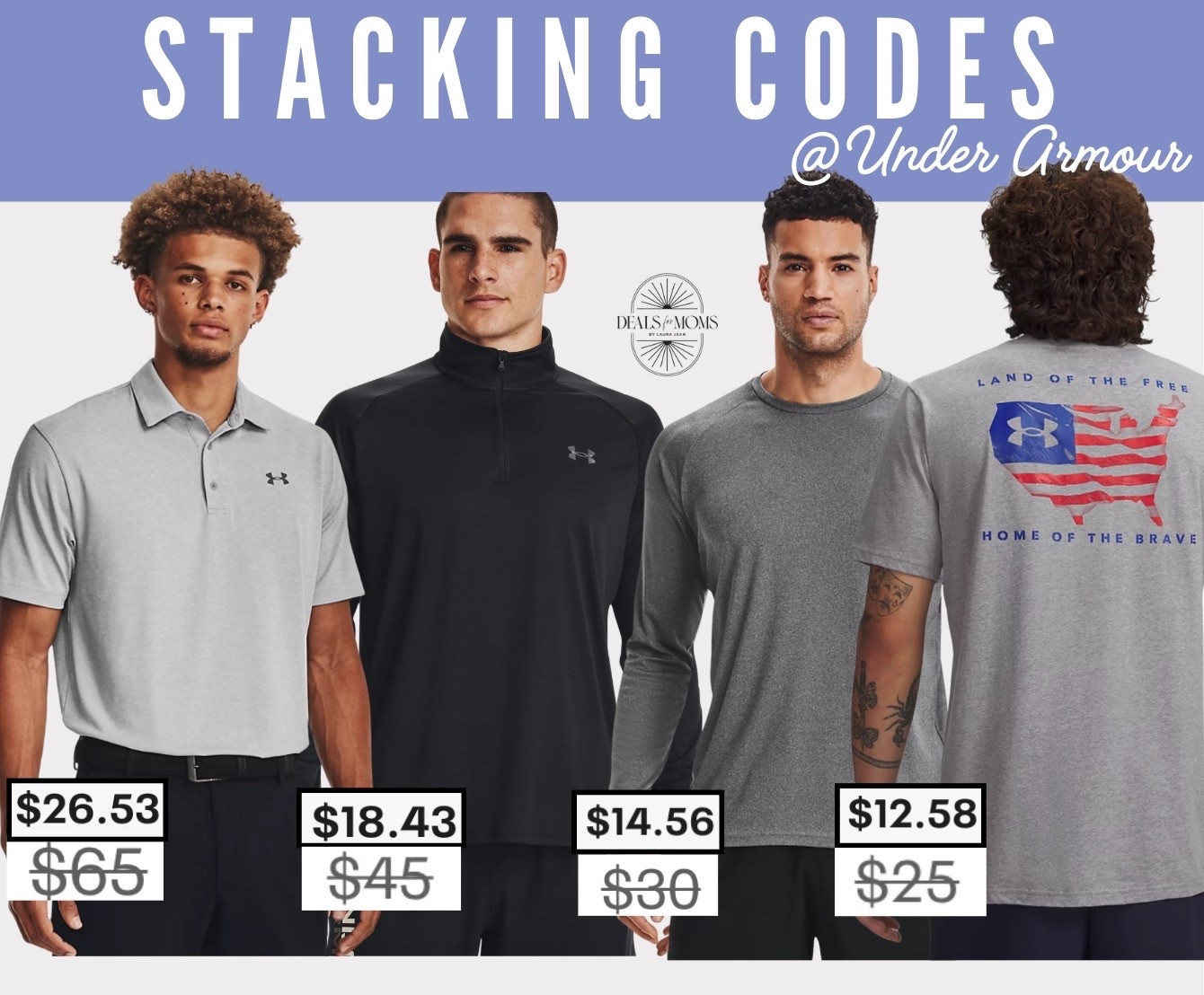#underarmourpartner #ad Don’t miss this huge Under Armour sale!! It’s a good time to stock up for the guys in your life. Use code SUMMER to save an extra 20-50% off sale prices + code EXTRA10 will take off an additional 10%! @underarmour