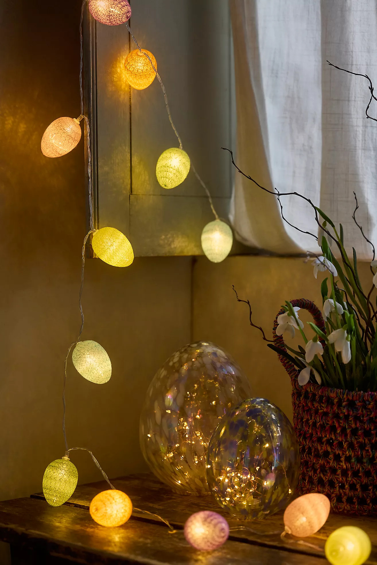 Crochet Egg String Lights | Anthropologie (US)