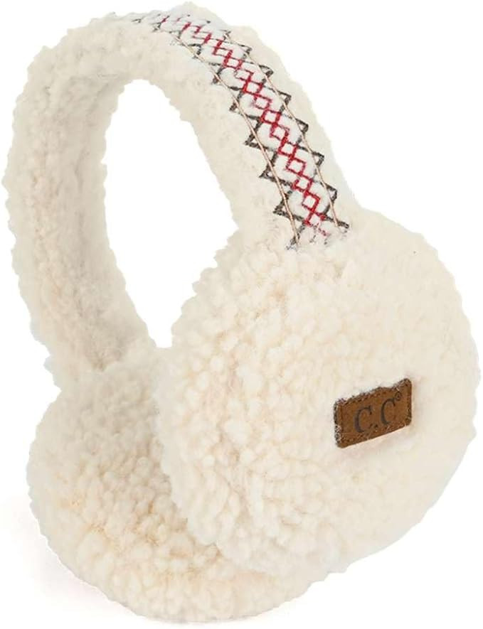 C.C Soft Winter Warm Adjustable Headband Ear Warmer Earmuffs | Amazon (US)