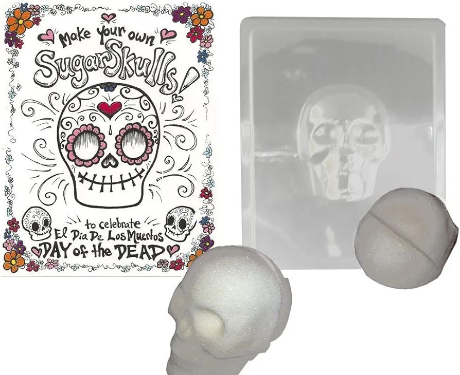 Make Your Own Sugar Skull- Mold Makes Decorative Skull for Day of The Dead | Amazon (US)