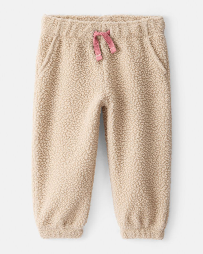Baby Girl Cozy Jogger Pants - Brown - OshKosh B'gosh | Carter's | Carter's Inc