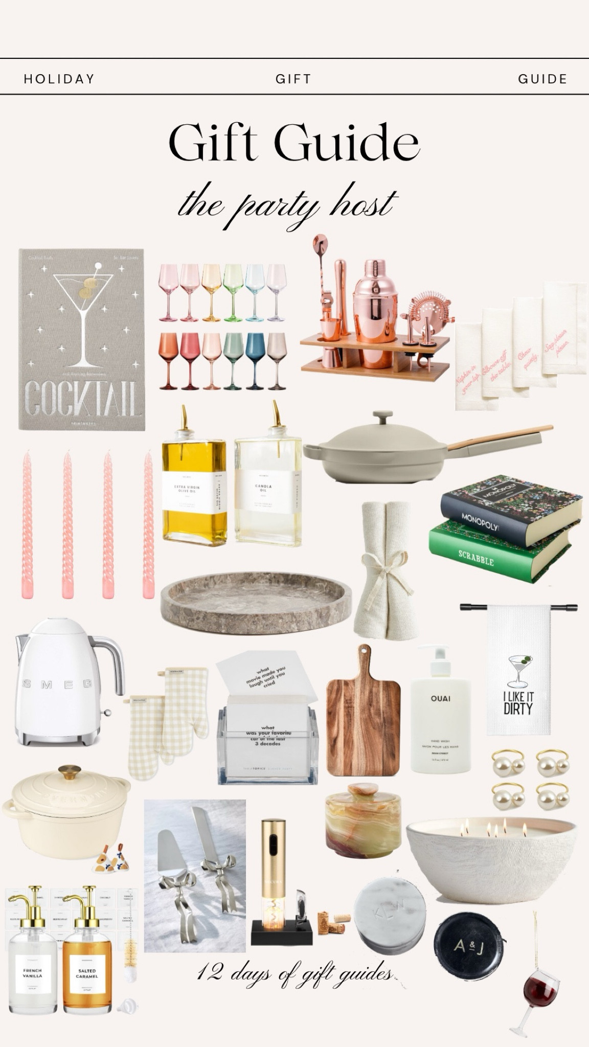 Part host gift guide, gift ideas for the party host. Holiday gift guide 2024, cocktail gifts cooking gifts affordable gift ideas for the home  

#LTKcasa #LTKwinter #LTKgiftguide