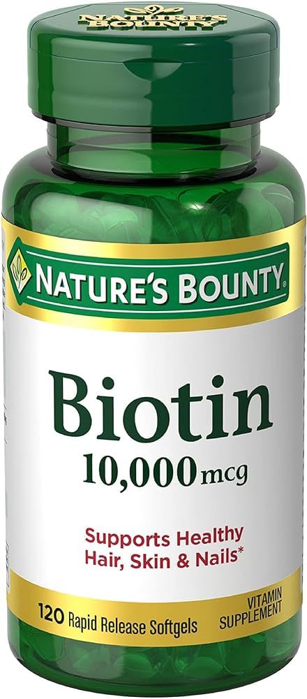 SUPPORTS HEALTHY HAIR (1): As is a commonly used vitamin for healthy hair Biotin helps support an... | Amazon (US)