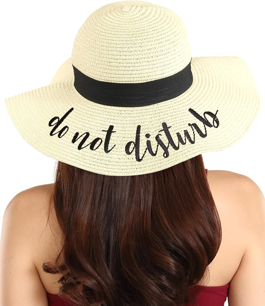 Foldable Beach Hats for Women-Floppy Sun Hats for Women,Roll up Straw Hats for Women,Summer Vacat... | Amazon (US)