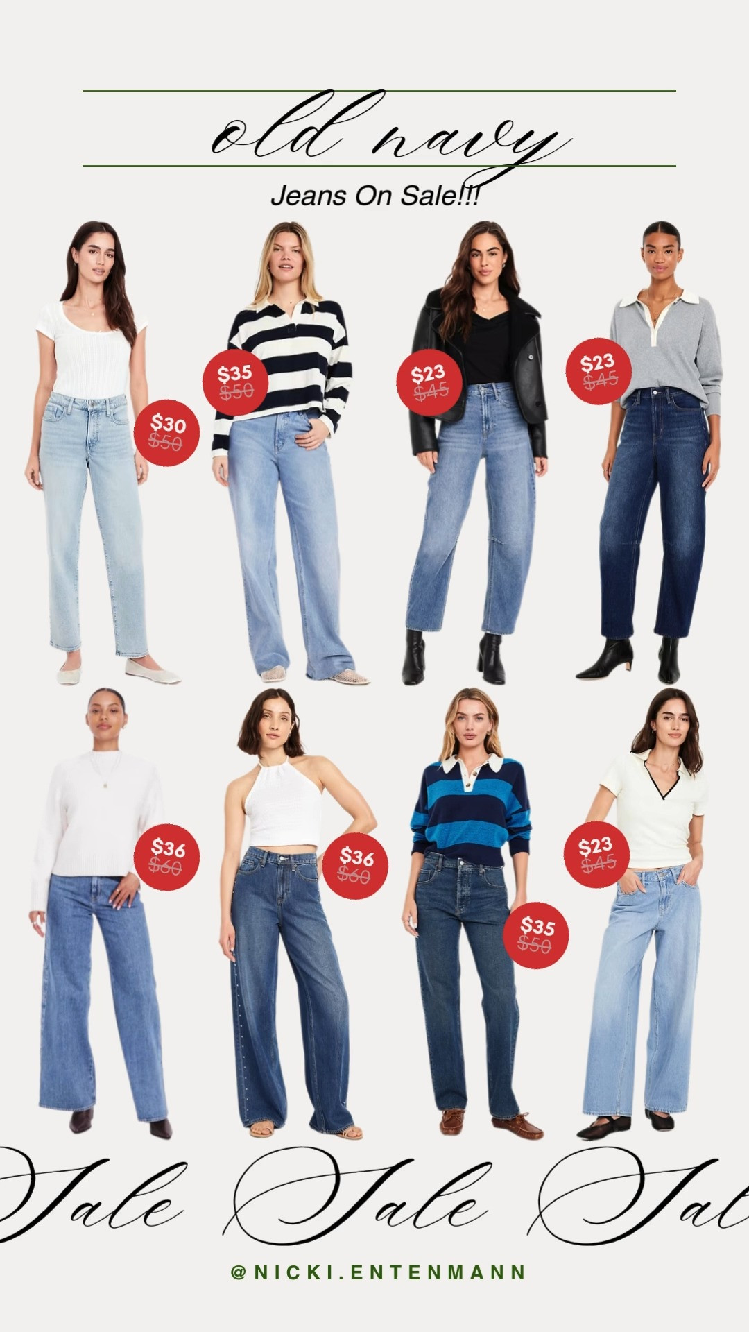 Step into comfy confidence with Old Navy jeans on sale, flattering fits, playful washes, and wallet-friendly style for everyday adventures. #OldNavy #JeansOnSale #Jeans #Denim #SaleFinds #AffordableStyle #WardrobeUpdate #EverydayStyle #DenimDeals #StyleInspo 

 #LTKSaleAlert #LTKFindsUnder50 #LTKTravel